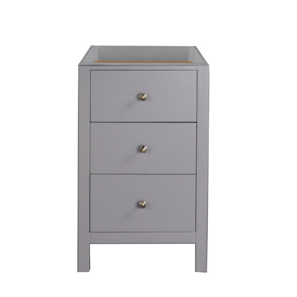 Hokku Designs Wini 20 Inch Side Bathroom Base Only with 3